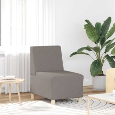 Gossi fotoliu canapea, gri taupe, 55 cm, material textil