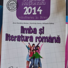 LIMBA SI LITERATURA ROMANA EVALUARE NATIONALA 62 DE VARIANTE DE SUBIECTE DOBOS