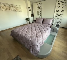 Set pilota damasc hipoalergica Nocturna by Coneltex, dimensiuni 200 x 210 cm, densitate 350 g/mp, cearceaf 200 x 210 cm si doua fete perna 50 x 70 cm,