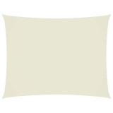 Cumpara ieftin Panza parasolar, crem, 4x5 m, tesatura oxford, dreptunghiular
