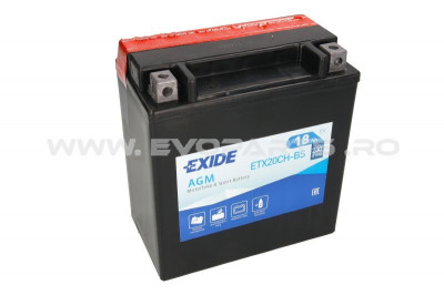 Baterie EXIDE AGM 12V 18AH (YTX20CH-BS) Fara Intretinere foto