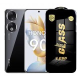 Folie de Protectie pentru Honor 90 Smart, TEO, Sticla Securizata ESD, Margini Negre, Rezistenta la Zgirieturi, Antistatica, 0.35 mm, Transparenta