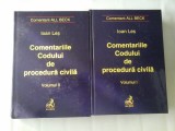 COMENTARIILE CODULUI DE PROCEDURA CIVILA ( 2 VOL ) - IOAN LES