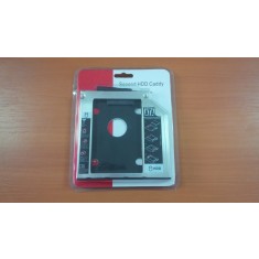 Hdd caddy adaptor unitate optica la hard disk SATA SSD 9.5mm