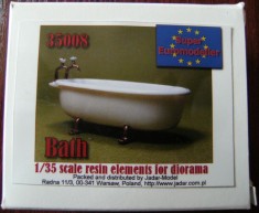 Kit BATH Firma SUPER EUROMODELLER Cod 35008 Scara 1/35 DIORAMA MACHETA ASAMBLARE HOBBY WWII ACCESORII RĂȘINĂ CADĂ BAIE