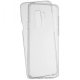 Husa Samsung Galaxy S9 Plus Full Body 360&deg; TPU Transparenta Protectie Completa Ecran Slim MyStyle