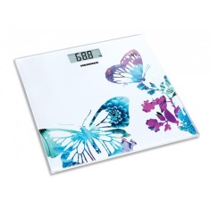 Cantar de baie Heinner, 30 x 30 cm, afisaj LCD, sticla, maxim 150 kg, Multicolor
