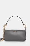 Dkny poseta de piele culoarea gri, R44EKI56