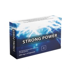 4 Capsule Strong Power pentru Erectii Puternice, Performanta Sexuala