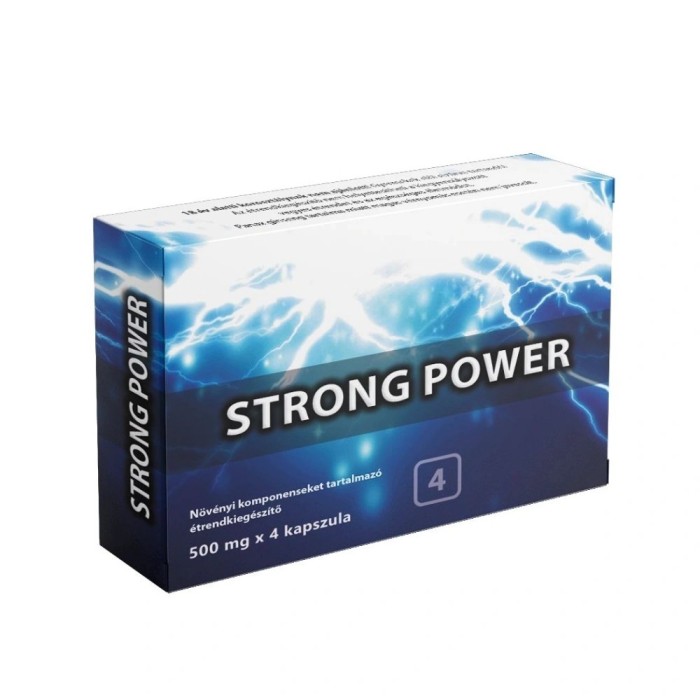 4 Capsule Strong Power pentru Erectii Puternice, Performanta Sexuala