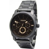Ceas barbatesc Fossil Machine FS4682, cronograf, bratara otel inoxidabil negru, 42mm