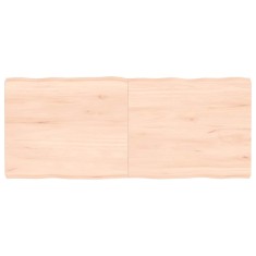 vidaXL Blat masă 120x50x(2-6) cm lemn stejar netratat contur organic 363893