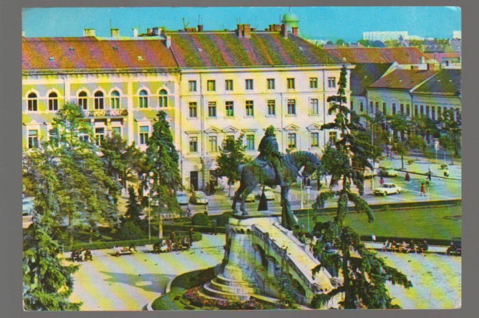 CPIB 17552 CARTE POSTALA - CLUJ. STATUIA LUI MATEI CORVIN