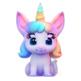 Cumpara ieftin Sticker decorativ, Unicorn, Alb, 88 cm, 10881ST, Oem