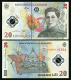 Bancnota 20 Lei 2021 Ecaterina Teodoroiu, Polimer, UNC (Necirculata), FISIC