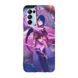 Husa compatibila cu Oppo A54 5G model Baal Genshin Impact, Silicon, TPU, Viceversa, Transparent, Carcasa