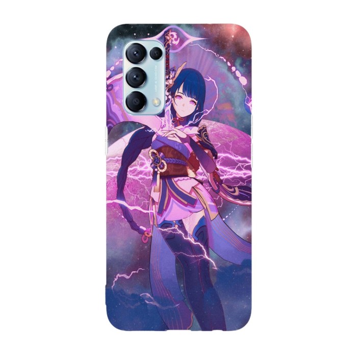 Husa compatibila cu Oppo A72 model Baal Genshin Impact, Silicon, TPU, Viceversa