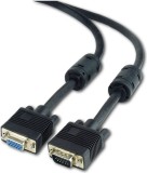 CABLU video GEMBIRD, adaptor VGA (T) la VGA (M), 1.8m, premium, dublu ecranat, negru, &quot;CC-PPVGAX-6B&quot; (timbru verde 0.18 lei)