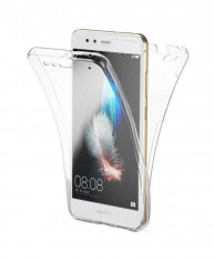 Husa Fata + Spate Transparent TPU Huawei P8 lite 2017 foto