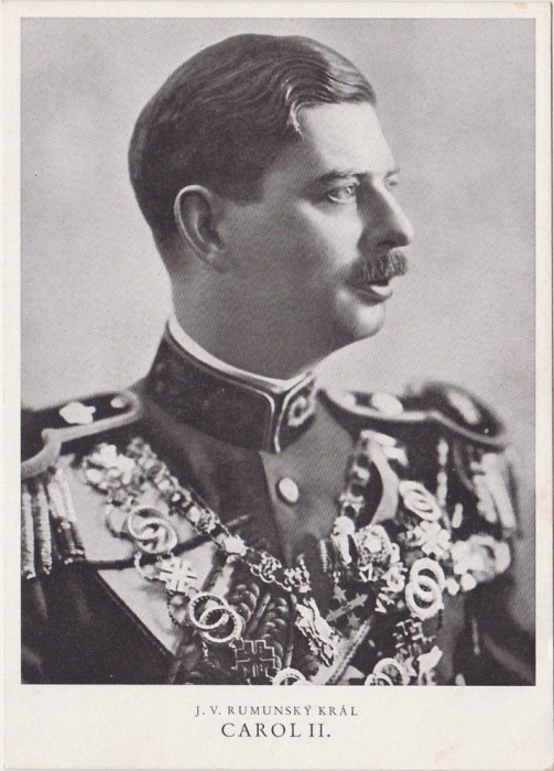 CP J.V. RUMUNSKY KRAL REGELE ROMANIEI CAROL II PRAGA ND(1936)
