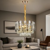 Candelabru Cu Cristale, 5 Surse De Lumina, &Oslash;400
