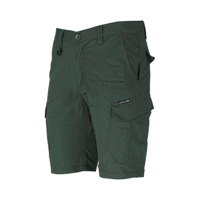 PANTALON SLIM-FIT SCURT / VERDE - S