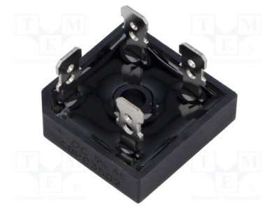 Punte redresoare monofazată DC COMPONENTS Urmax 200V 35A 400A THT foto