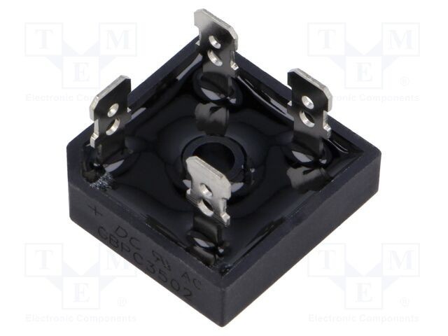 Punte redresoare monofazată DC COMPONENTS Urmax 200V 35A 400A THT