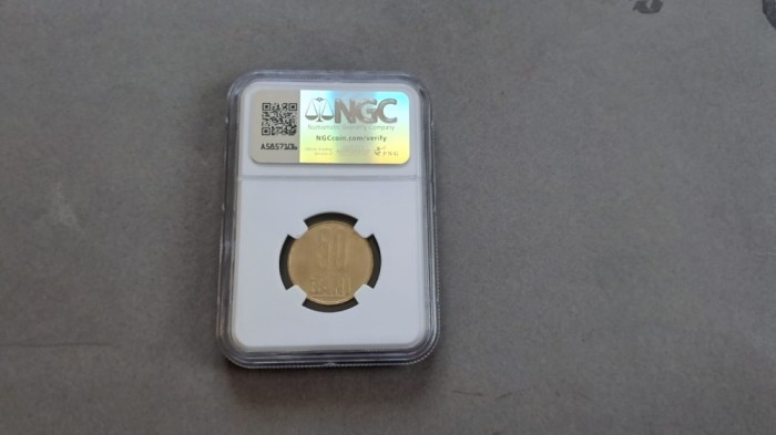 50 bani 2005 ngc