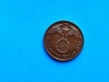 2 Pfennig 1939 lit. B -Germania-patina frumoasa-