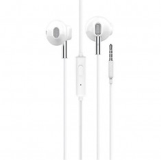 Casti EarBuds Hoco M57 Sky 3.5 mm Jack Alb foto