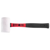 Ciocan din cauciuc Strend Pro 900 g, 320 mm, cap alb, coada metalica TPR