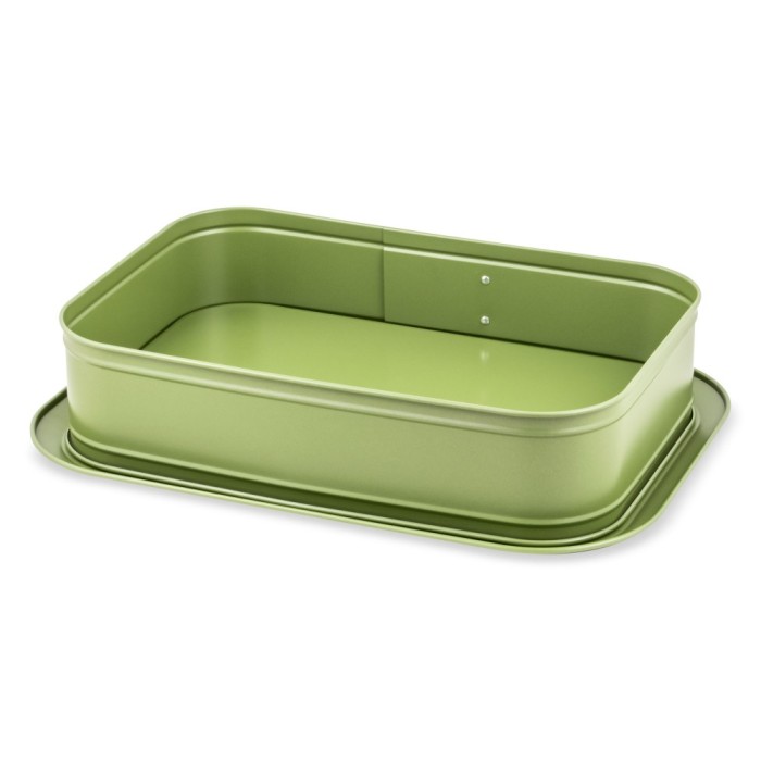 Tava de copt dreptunghiulara cu baza detasabila ZASS Gourmet, ZG-BW 06 culoare Verde ProDesign DailyAppliances