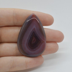 Cabochon agat botswana portocaliu 46x30x6mm c41