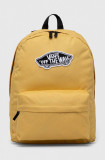 Vans rucsac culoarea galben, mare, modelator