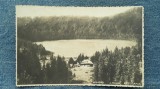 61 - Tusnad Bai Lacul Sf. Ana / Baile Tusnad Furdo / carte postala, Circulata, Fotografie