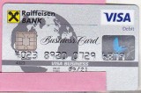 bnk crc Card bancar Raiffeisen Business Visa Debit - expirat