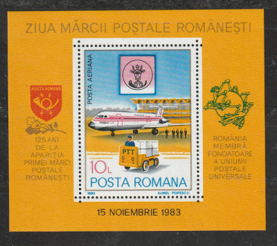 Romania 1983 - #1083 Ziua Marcii Postale Romanesti 1v S/S MNH foto