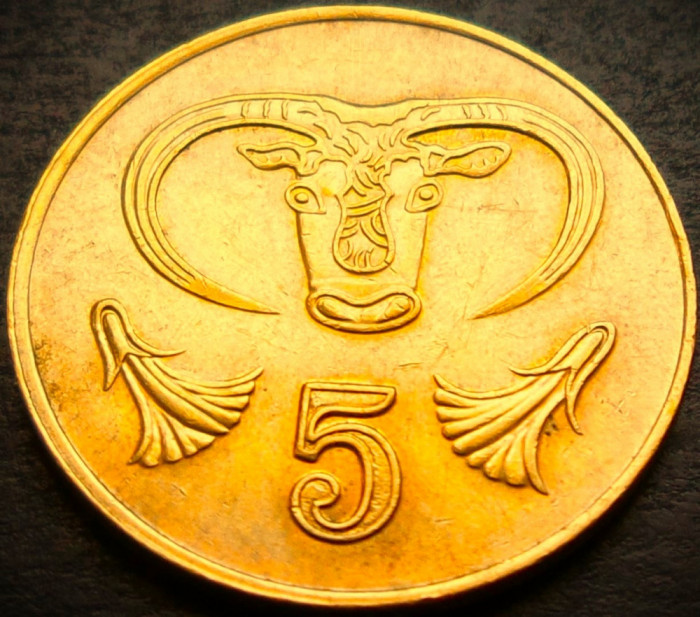 Moneda exotica 5 CENTI - CIPRU, anul 1994 * cod 3421 B