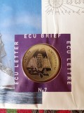 Moneda 1 Ecu 1995 Nederlanden 1995 UNC ( Sail 95 Amsterdam ) Plic numismatic / filatelic