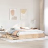 Gossi cadru de pat fara saltea, 180x200 cm, lemn masiv pin