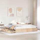 Cumpara ieftin Cadru de pat fără saltea, 180x200 cm, lemn masiv pin