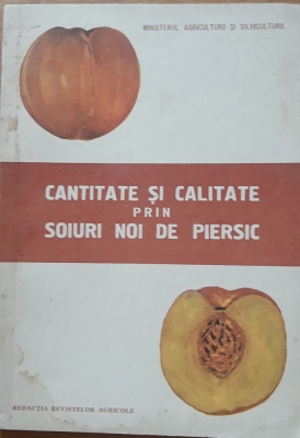 CARTEA ~ CANTITATE SI CALITATE PRIN SOIURI NOI DE PIERSIC - G. STANCIU, 1970 foto