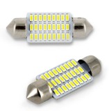 Led bec T10x36 27x4014 alb rece blister