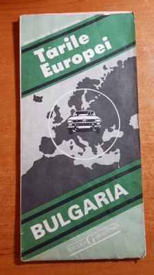 harta bulgaria 1995 foto