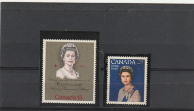 Familia regala britanica regina,Canada. foto