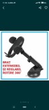 Suport telefon bord/parbriz cu ventuza reglabil rotire 360&deg;
