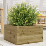VidaXL Jardinieră de grădină, 40x40x23 cm, lemn de pin impregnat 847182
