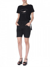 Pantaloni scurti dama SAINT LAURENT DENIM SHORTS 557183 Y153W1000 Negru foto