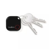 Tracker Bluetooth Nedis, 50m, Negru - Localizare Obiecte/Chei/Telefon, Baterie 6 Luni, Aplicatie Gratuita